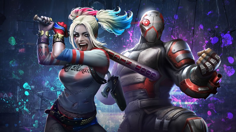 injustice 2, games, hd, 4k, harley quinn, deadshot