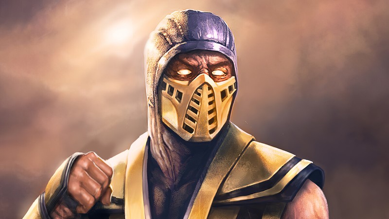 sub zero, scorpion, mortal kombat, games, hd, artstation