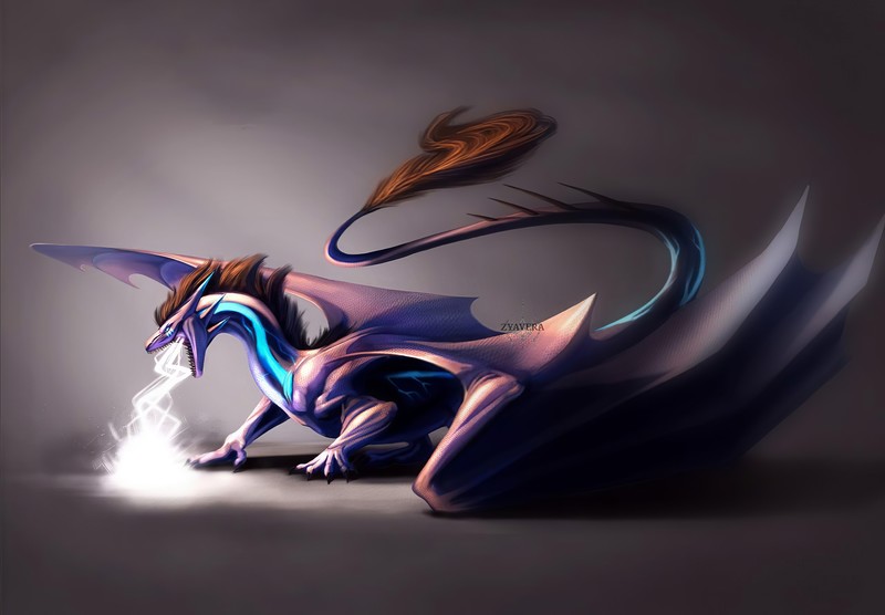 dragon, artist, artwork, digital art, hd, 4k, deviantart