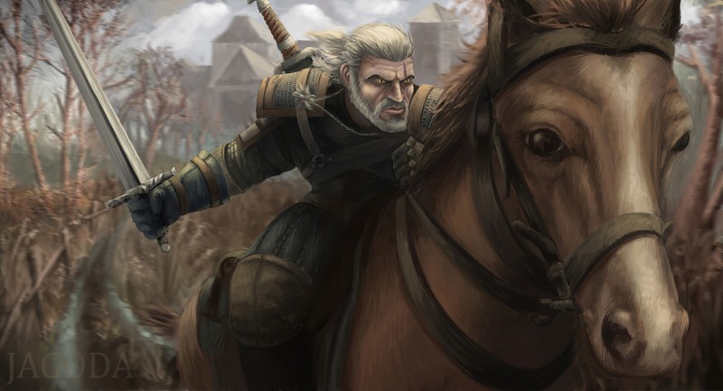 witcher, artwork, artist, hd, 4k, artstation