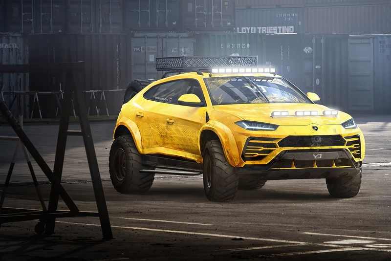 lamborghini urus, lamborghini, cars, hd, 4k, artist, artwork, digital art, concept art