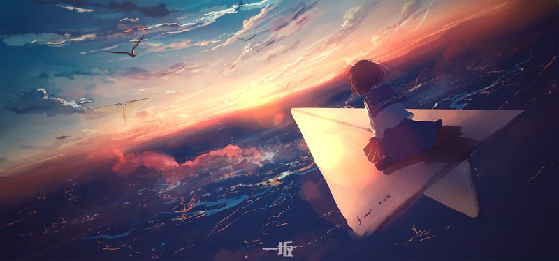 anime girl, anime, artist, artwork, digital art, hd, 4k