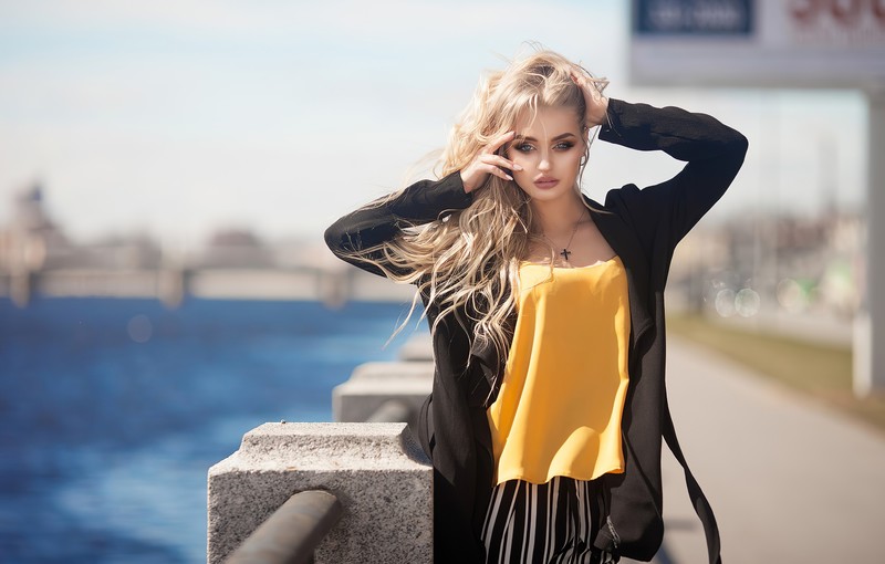 blonde, girls, model, hd, 4k