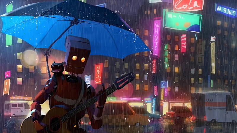 robot, artist, artwork, digital art, hd, 4k, deviantart