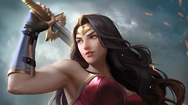 wonder woman, superheroes, artwork, hd, 4k, artstation