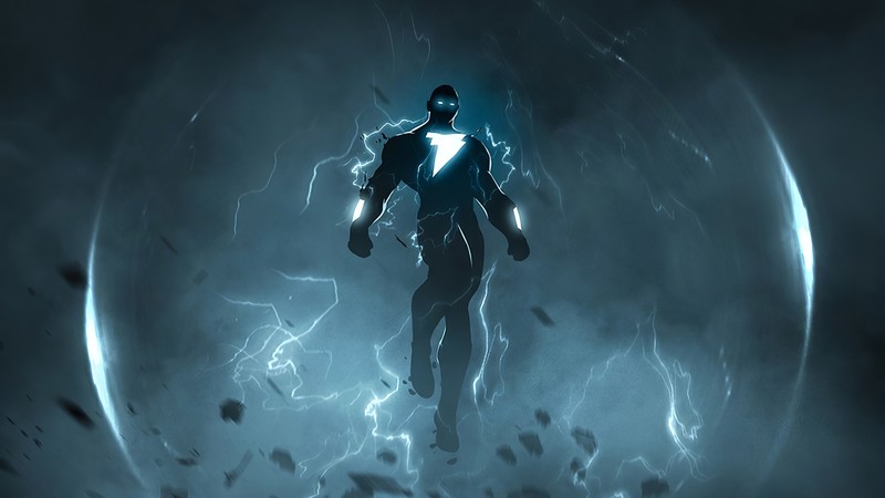 shazam, superheroes, artist, artwork, digital art, hd, 4k, minimalism, minimalist