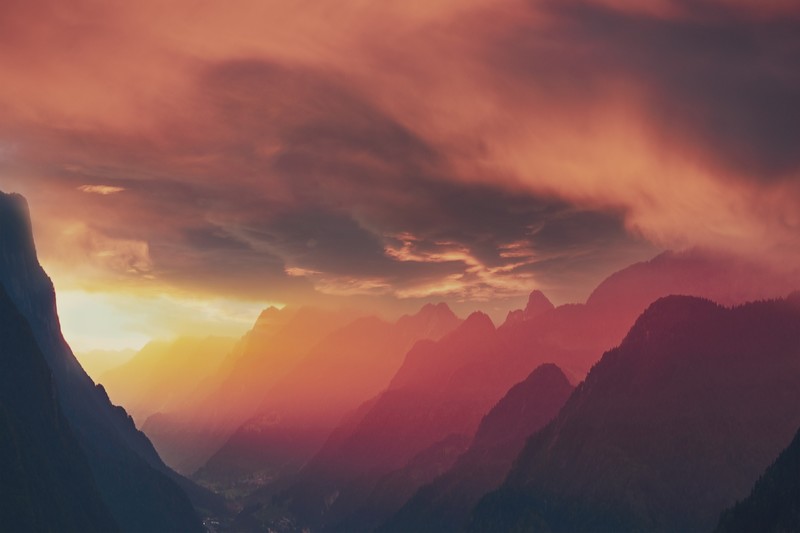 fog, landscape, mountains, nature, hd, sunrise, sunset, 4k, 5k, 8k
