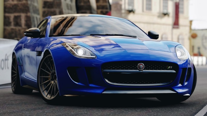 Jaguar (car), Jaguar F-Type, sports car, blue cars, car