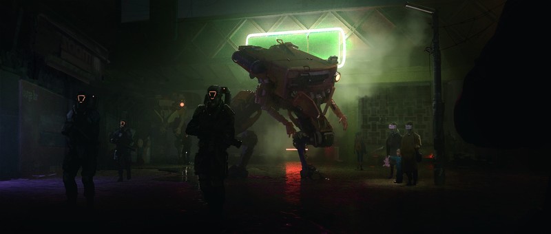 digital art, robot, soldier, futuristic, science fiction