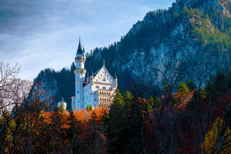 Schloss Neuschwanstein, Neuschwanstein Castle, landscape