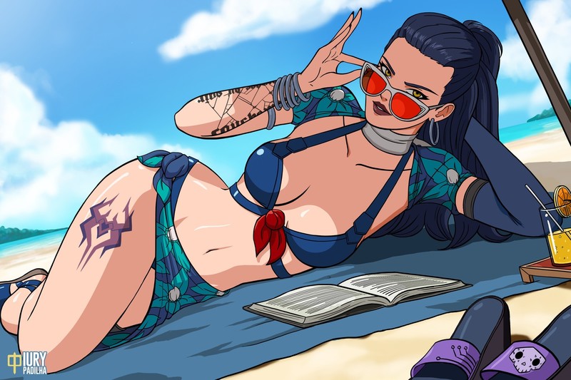 artwork, women, Overwatch, widowmaker, Widowmaker (Overwatch), Amélie Lacroix