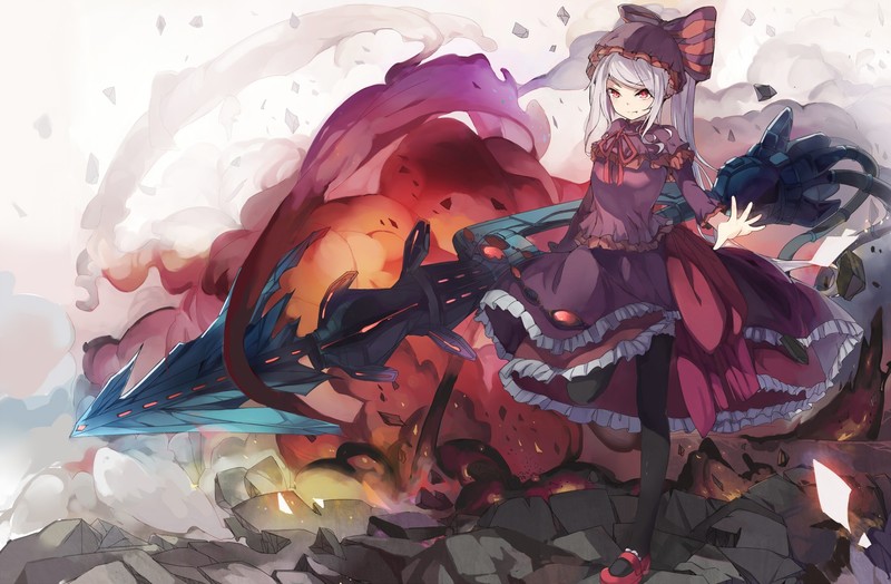 anime girls, Shalltear, Overlord (anime), shalltear bloodfallen, fantasy girl, red eyes, anime