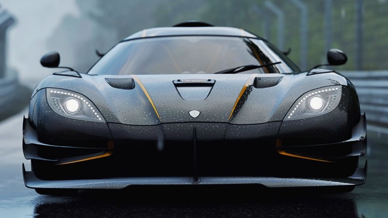 Koenigsegg, Koenigsegg CCX, sports car, black cars, wet