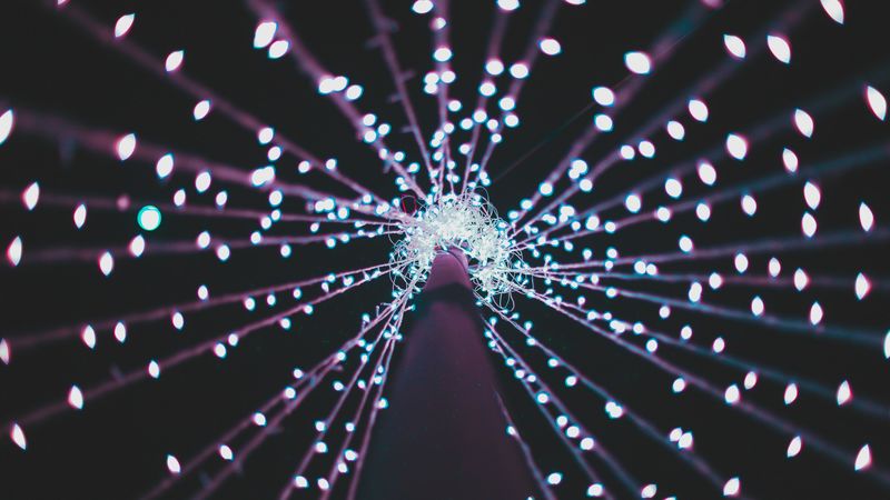 glare, lights, bulbs, backlight, illumination, 4k