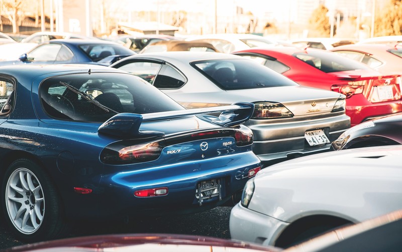 Speedhunters, car, Mazda, Mazda RX-7, Nissan, Nissan Silivia, depth of field, Mazda RX-7 FD, Nissan Silvia S15