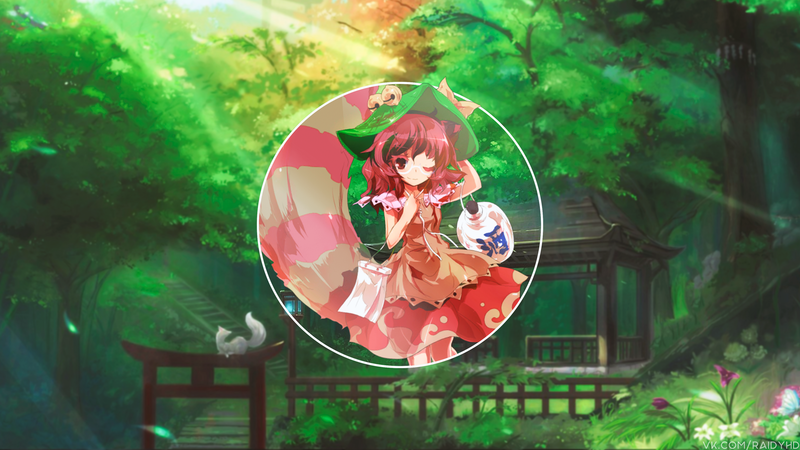 anime, anime girls, picture-in-picture