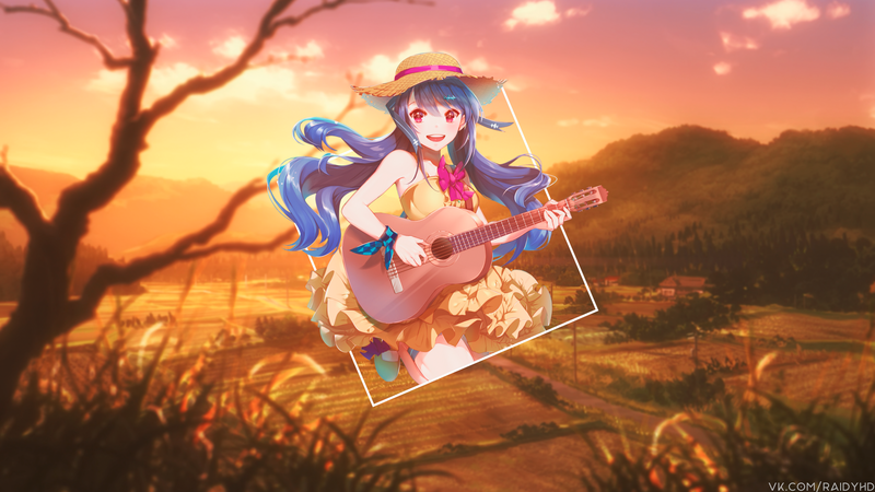 anime, anime girls, picture-in-picture