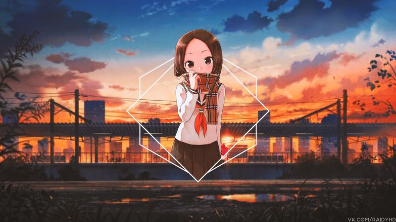 anime, anime girls, picture-in-picture