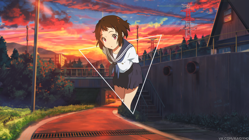 anime, anime girls, picture-in-picture, Ibara Mayaka, Hyouka