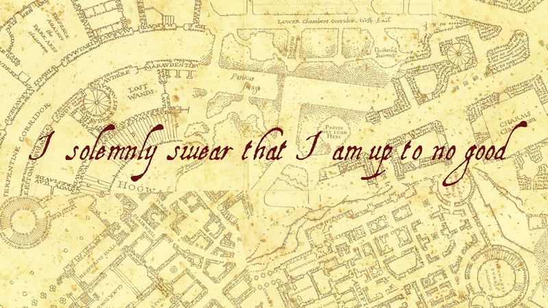 Harry Potter, Marauders map, text, movies