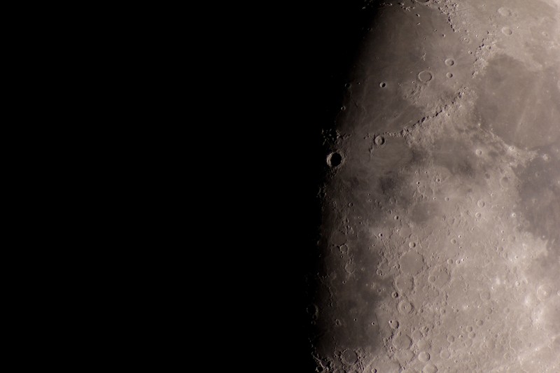 Moon, space, dark
