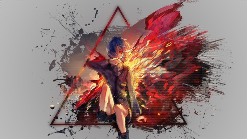 anime, Tokyo Ghoul, anime girls, Kirishima Touka, Tokyo Ghoul:re