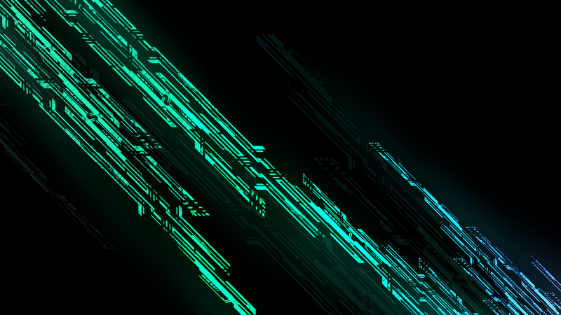 cyberpunk, futuristic, abstract, dark, green