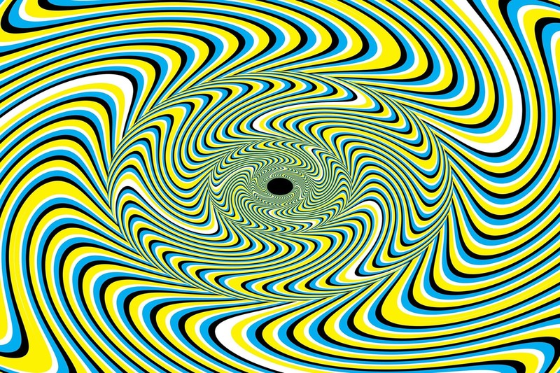 digital art, optical illusion, green, abstract
