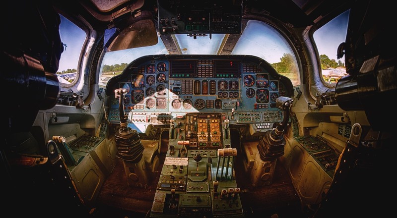 cockpit, aircraft, vehicle, Tupolev Tu-22M3, Russian Air Force