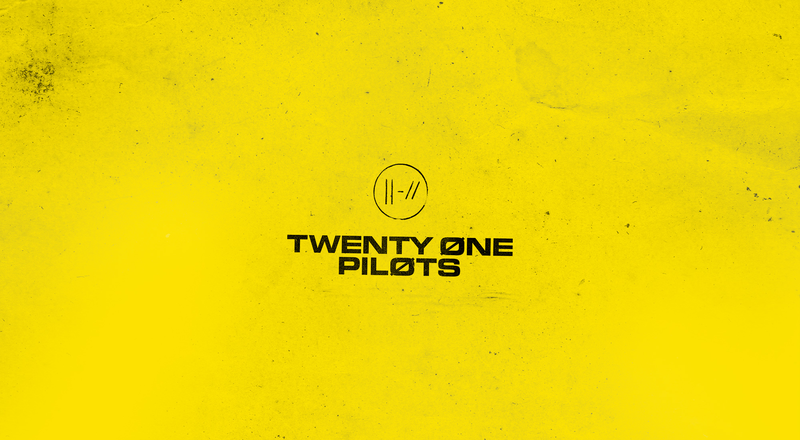Twenty One Pilots, yellow, Trench, minimalism, simple background, yellow background, simple