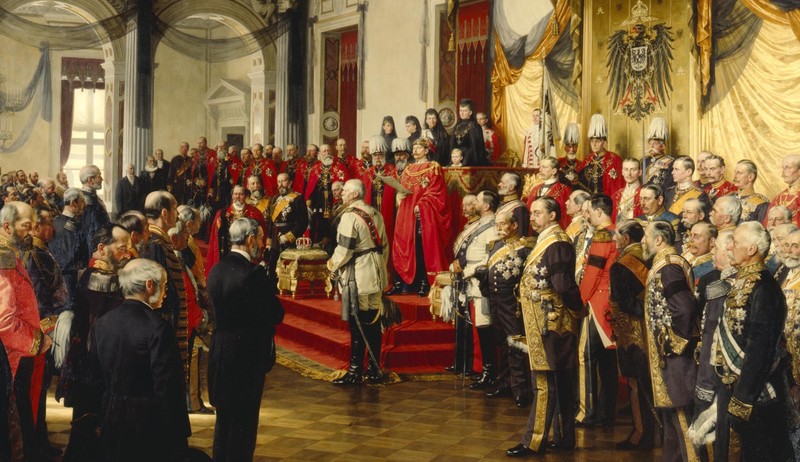 classical art, Europe, Anton von Werner, 1888, The opening of the Reichstag, painting, 1888 (Year)