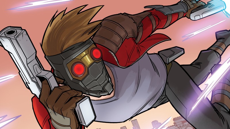 Marvel Comics, Starlord, gun, science fiction, Guardians of the Galaxy