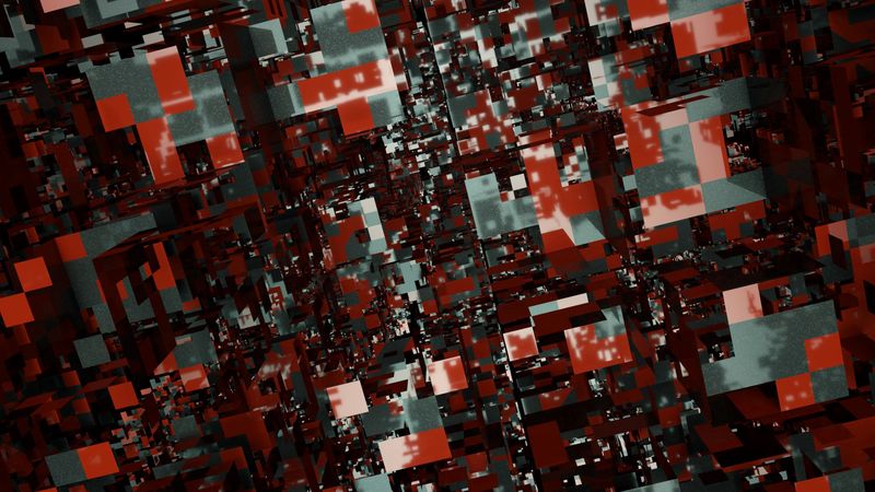 fractal, fragments, structure, abstraction, 4k
