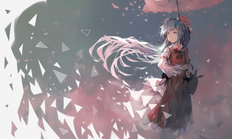 anime girls, anime, long hair