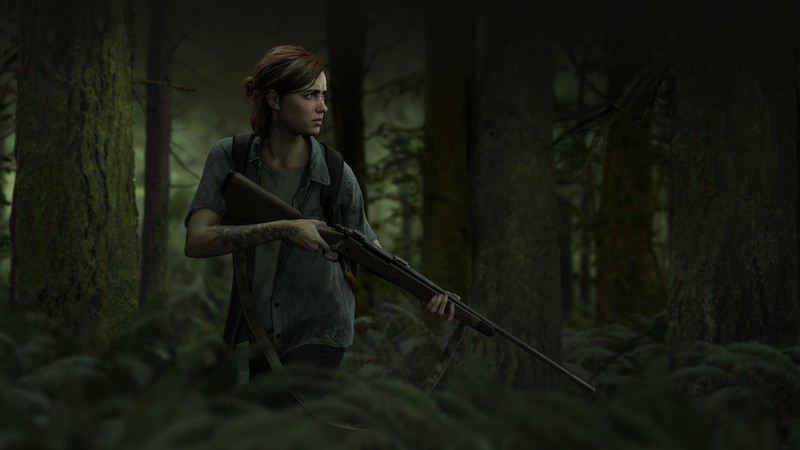 The Last of Us, Ellie, video games, jungle, weapon, rifles