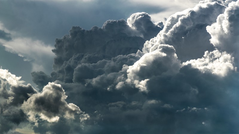 clouds, storm, dark, sky