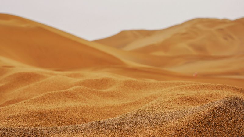 sand, desert, dunes, hilly, 4k