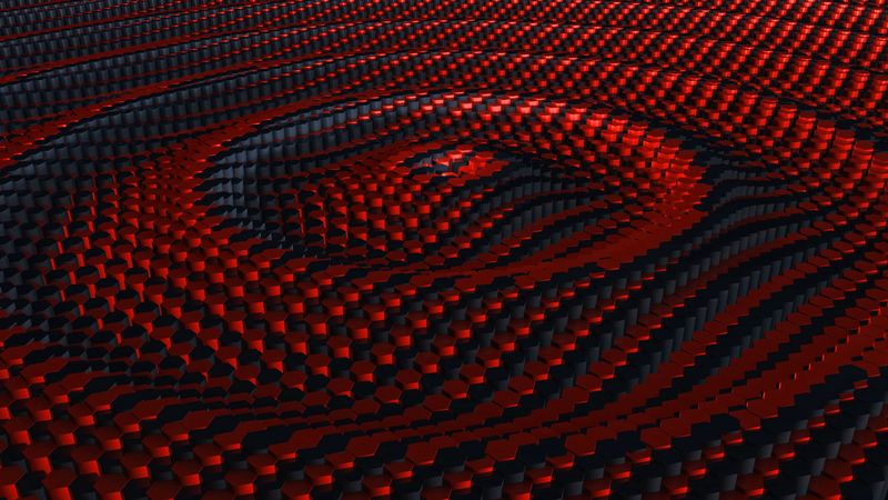wave, relief, 3d, texture, optical illusion, 4k
