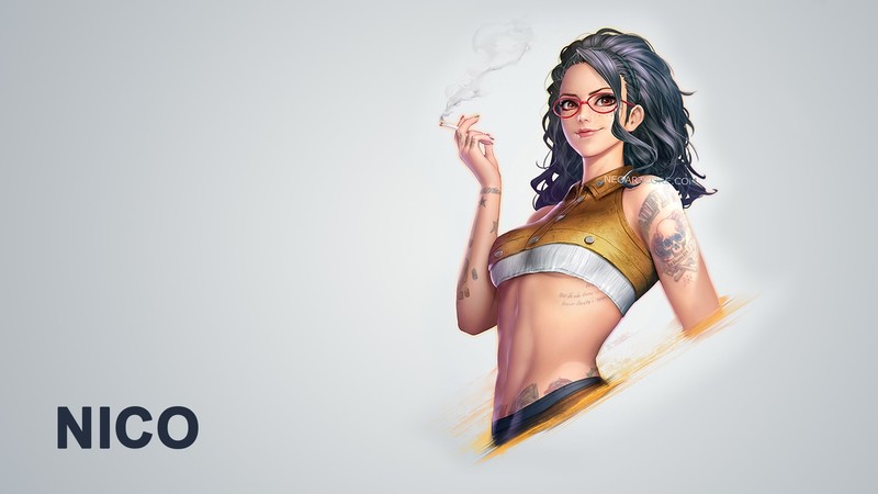 Nico (Devil May Cry), Devil May Cry 5, cigarettes, women