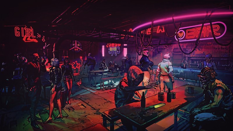 night, cyberpunk, futuristic city, artwork, science fiction, digital art, concept art, fantasy art, futuristic, RUINER, waifu2x