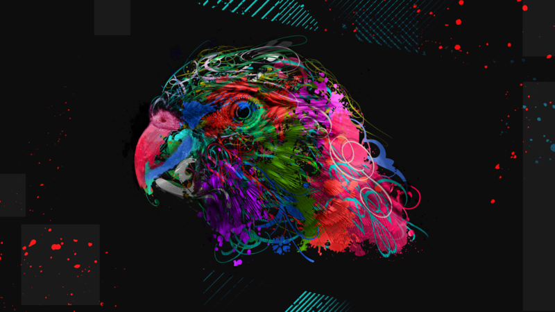 animals, 3D Abstract, digital art