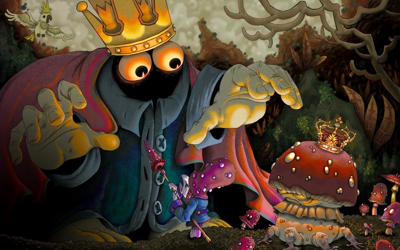 Wallpaper Id Animation Crown Fantasy Art Felix Colgrave Double King