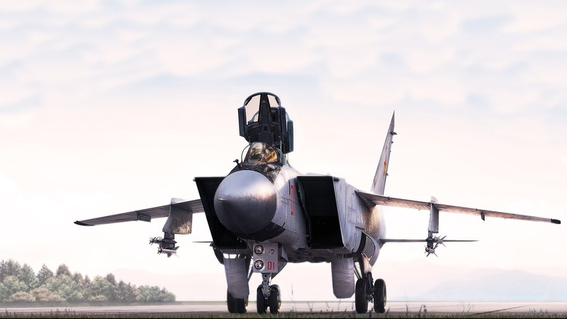 aircraft, military aircraft, vehicle, jet fighter, MiG-31 Foxhound