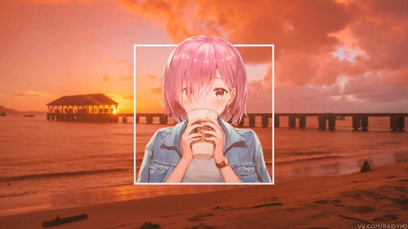 anime, anime girls, picture-in-picture