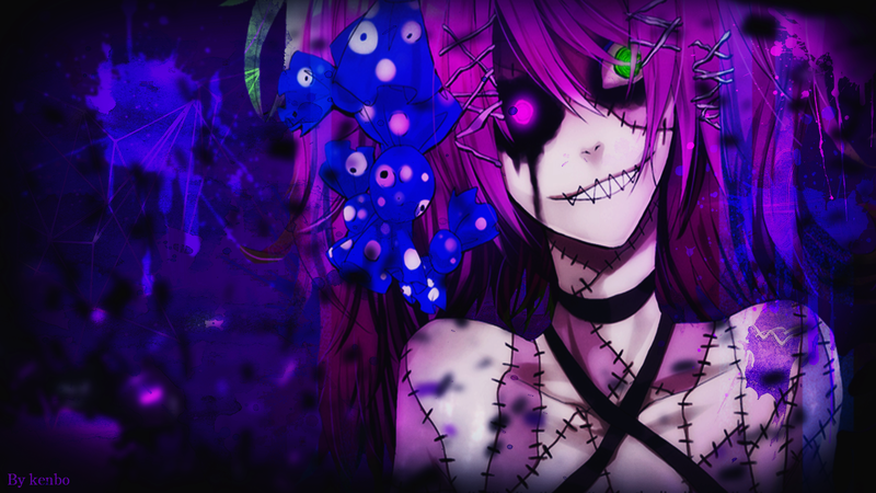 anime, anime girls, Hatsune Miku, Halloween, Terror