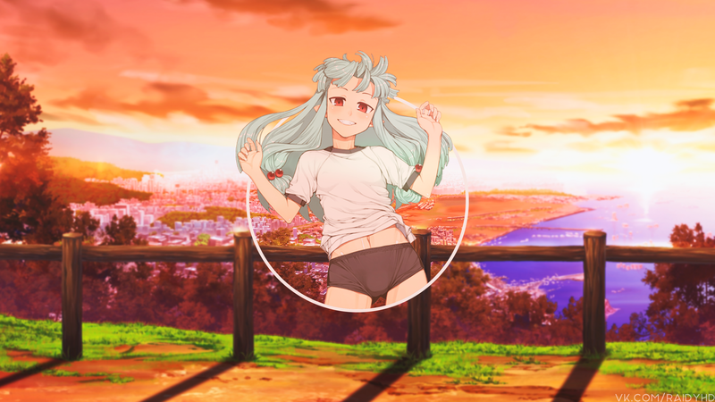 anime, anime girls, picture-in-picture