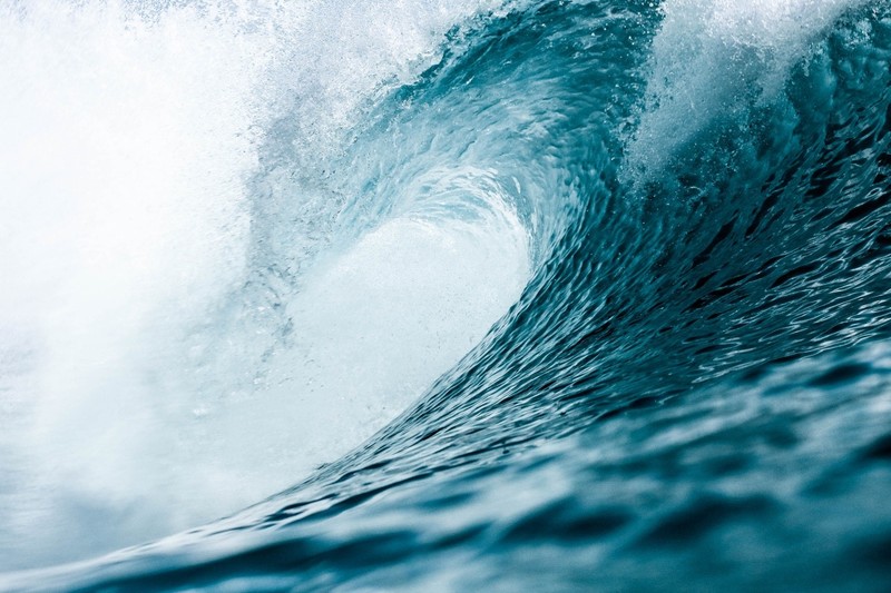 nature, waves, water, sea, water drops