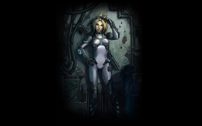 video game art, video games, StarCraft, Nova