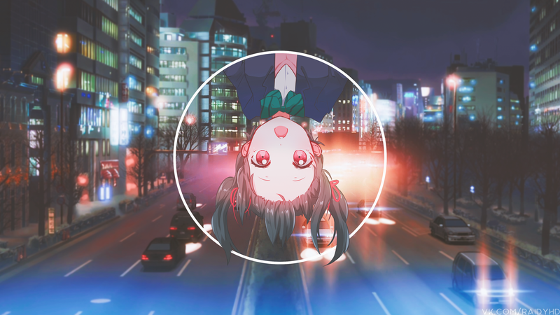 anime, anime girls, picture-in-picture, Yazawa Nico