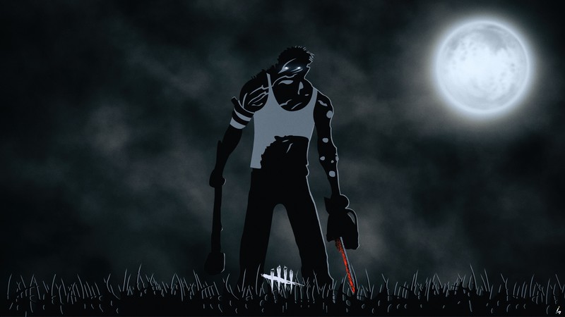 Dead by Daylight, minimalism, video games, game art, Photoshop, Adobe Illustrator, render, fan art, digital art